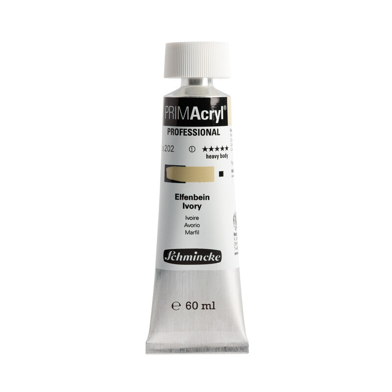 Schmincke PRIMAcryl Professional akrilfesték 60 ml – 202 Elefántcsont