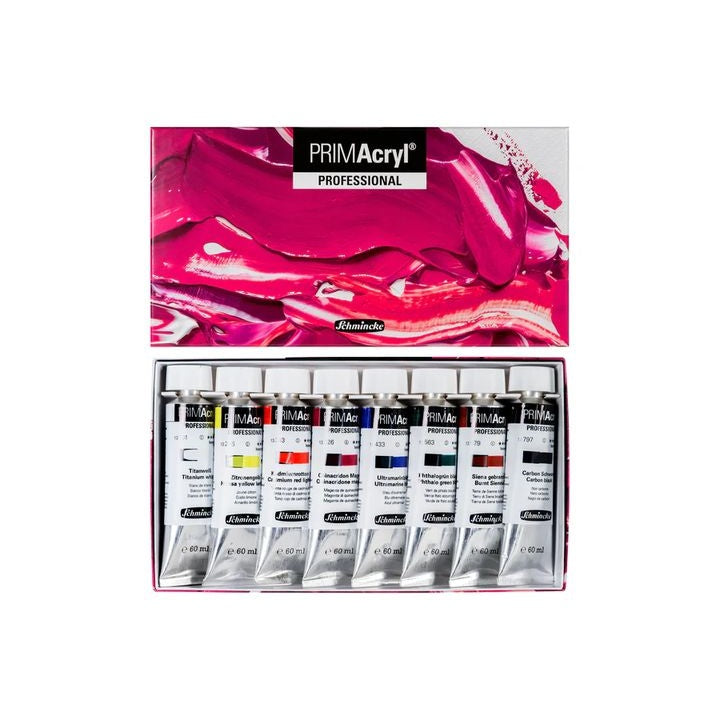 Schmincke PRIMAcryl Professional akrilfestékek 8 x 60 ml (3)