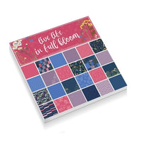 Scrapbooking papír 24 lap 30.5 x 30.5 - Virág motívum