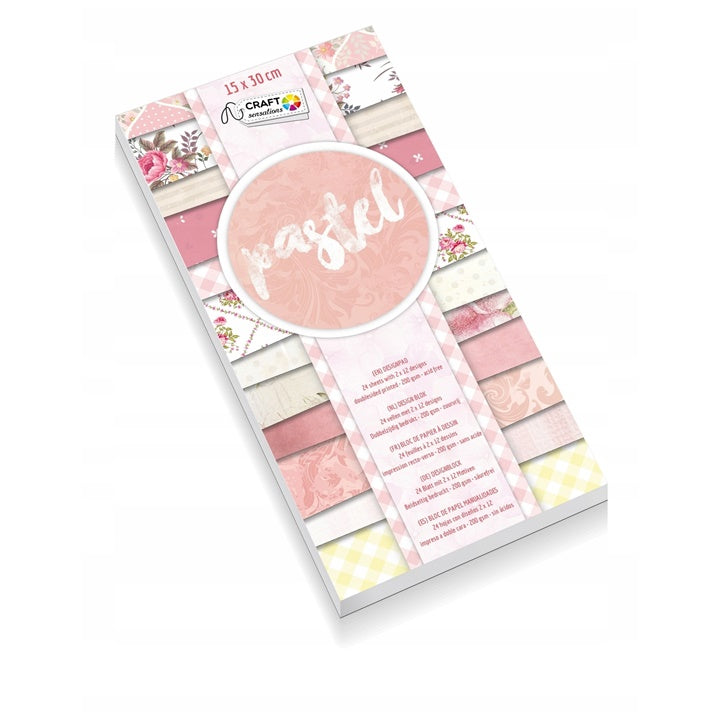 Scrapbooking papír Craft Sensations 15x30 cm - 24 lapos