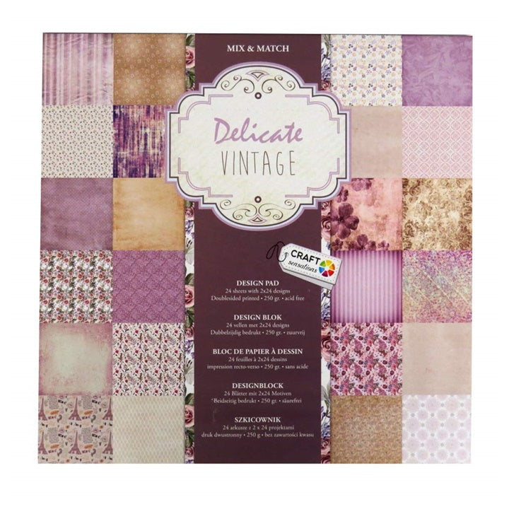 Scrapbooking papír Craft Sensations 30.5x30.5 cm - 24 lapos