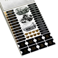 Scrapbooking papírtömb A5 24 lap fekete (4)
