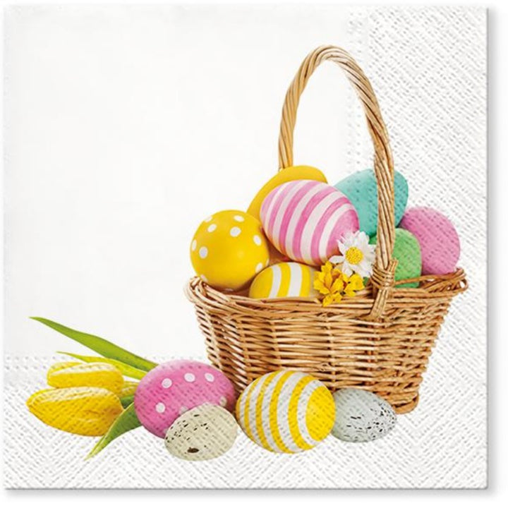 Dekupázs szalvéta Basket of Joy - 1 db