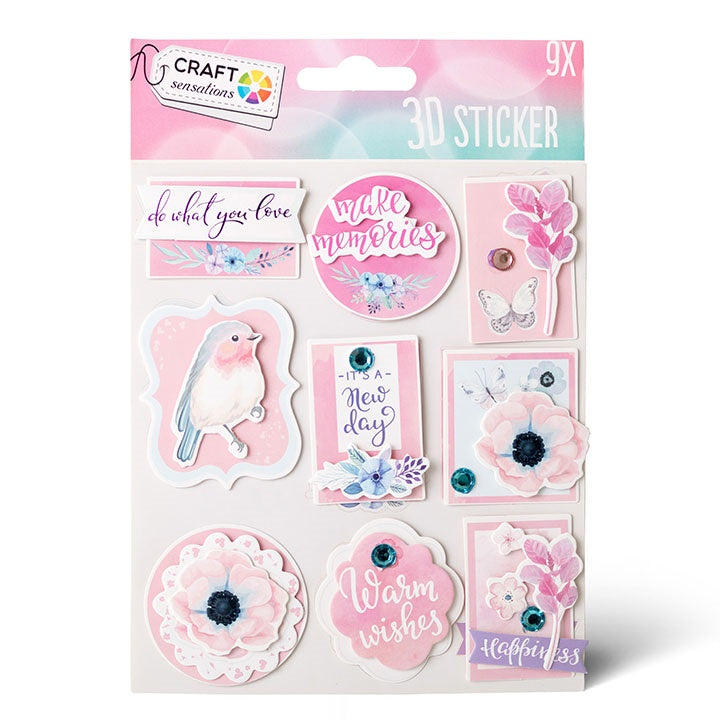3D matrica készlet – Pink