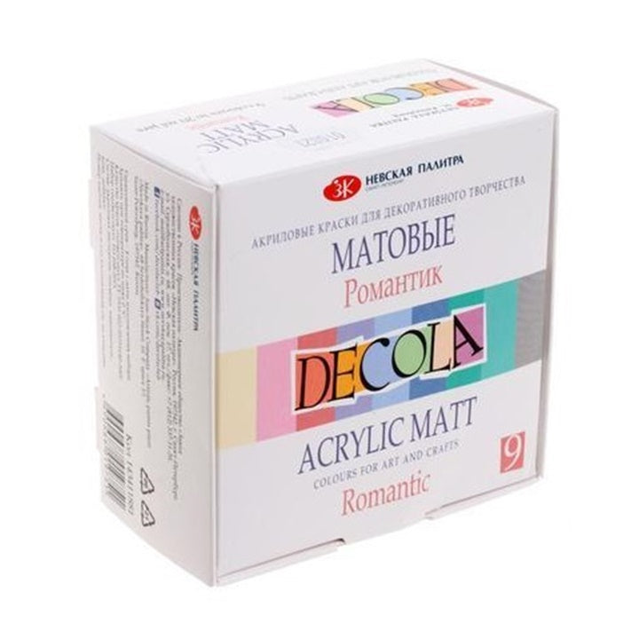 Matt akilfesék szett Decola 9x20 ml – Romantic