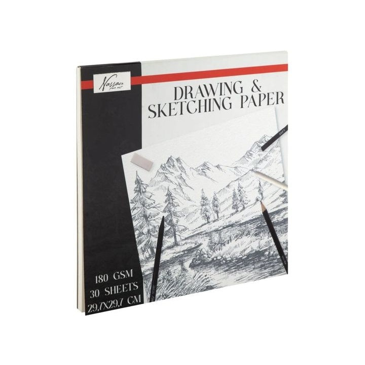 Skicctömb szemcsés Nassau 29,7 x 29,7 cm | 30 lap