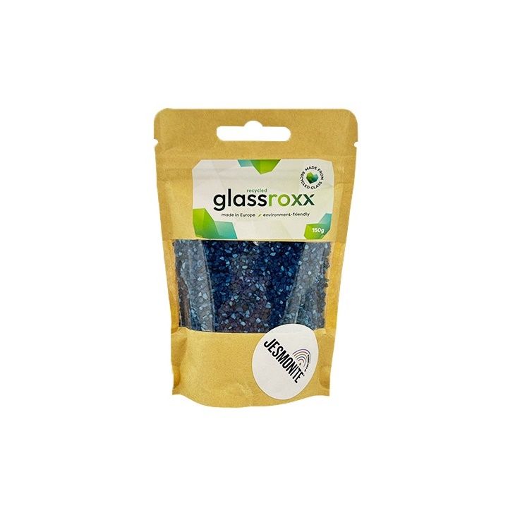 Glassroxx jezmonit üveggranulátum 150g – királykék