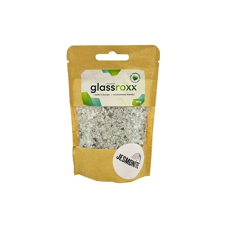 Glassroxx jezmonit üveggranulátum 150g – Ezüst