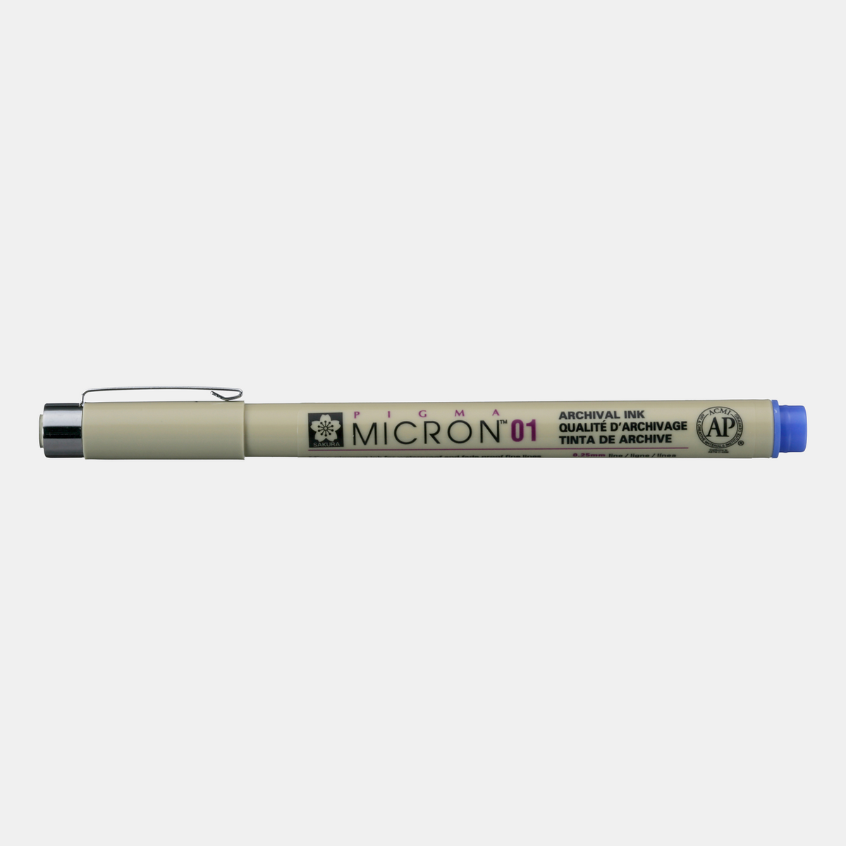 SAKURA műszaki rajztoll Pigma Micron KÉK – 01 0,25 mm