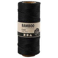 Sodrott bambusz zsinór - 65 m - fekete