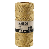 Sodrott bambusz zsinór - 65 m - arany