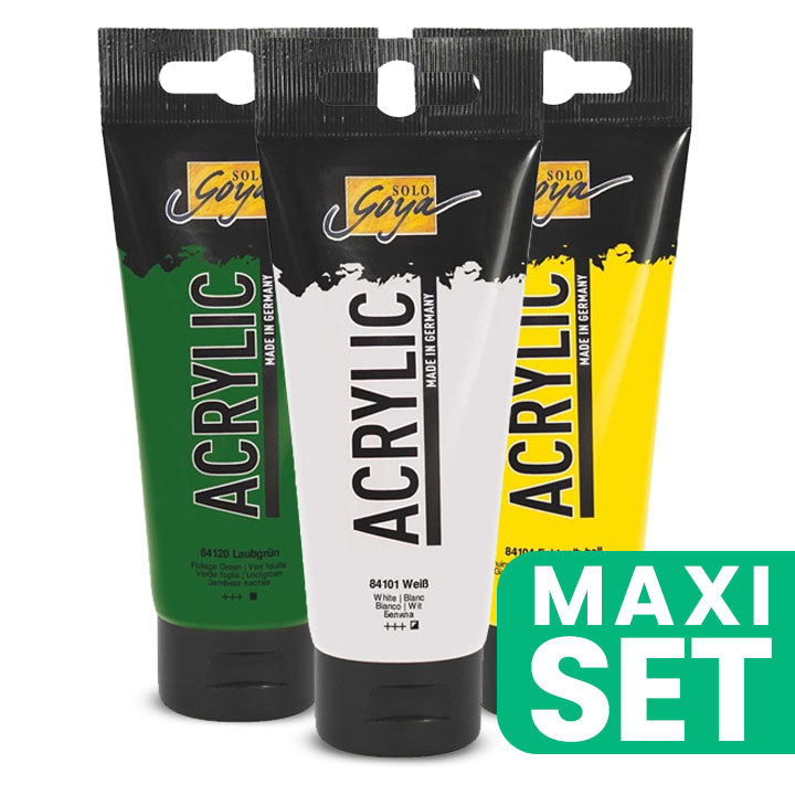 Solo Goya akrilfesték készlet 3x100 ml - Mix Your Green