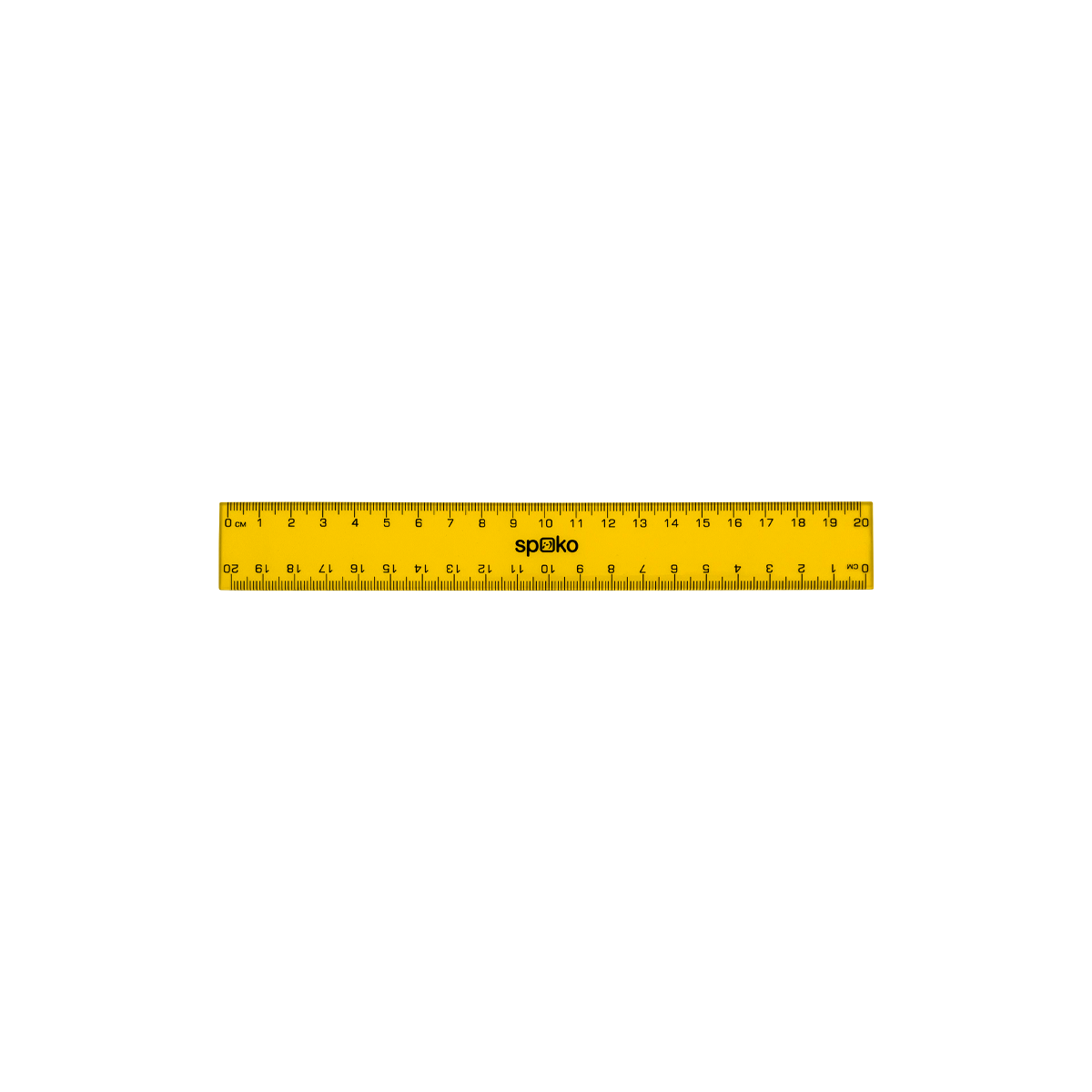 Spoko vonalzó, 20 cm, vegyes színek