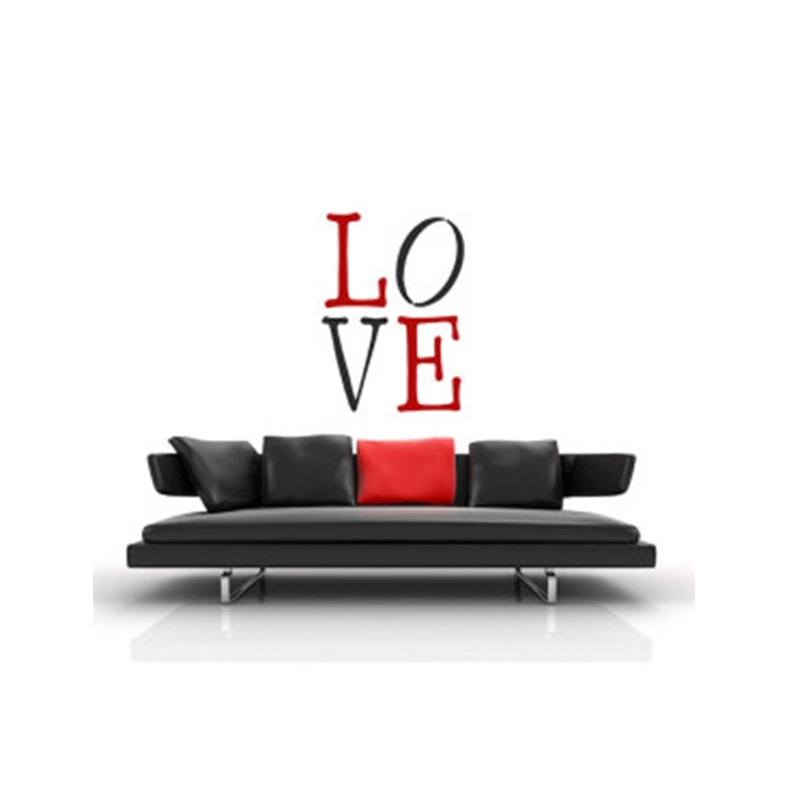 Stencil XXL LOVE 4-részes 70x100 cm 70x100 cm