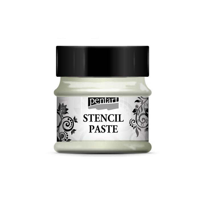 Stencilező paszta - gyöngyház 50ml
