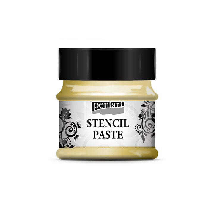 Stencilező paszta - gyöngyház 50ml