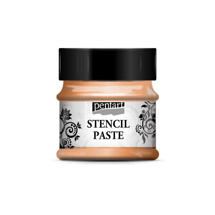 Stencilező paszta - gyöngyház 50ml