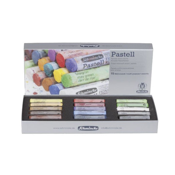 Schmincke MULTI PURPOSE szárazpasztell - 15 db-os készlet