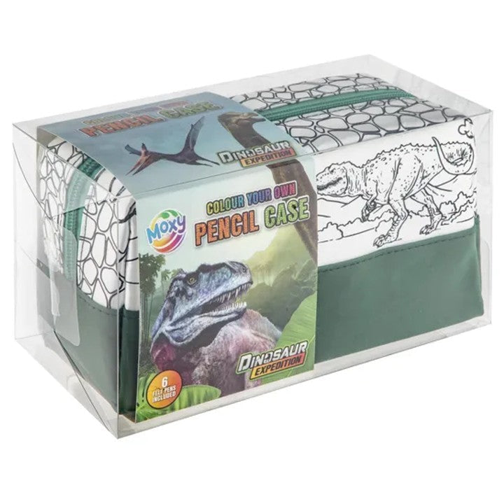 Dinoszauruszos ceruzatartó és filctoll készlet