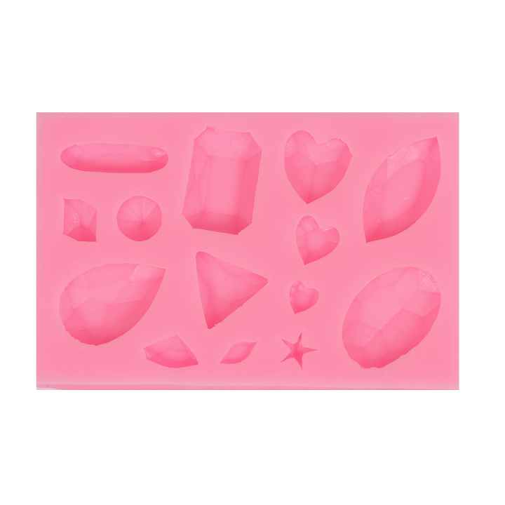 Szilikon forma ékszerek 9.9x6.3x1.1 cm