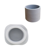 Szilikon forma öntéshez 10x6.8cm - kerek virágcserép (1)