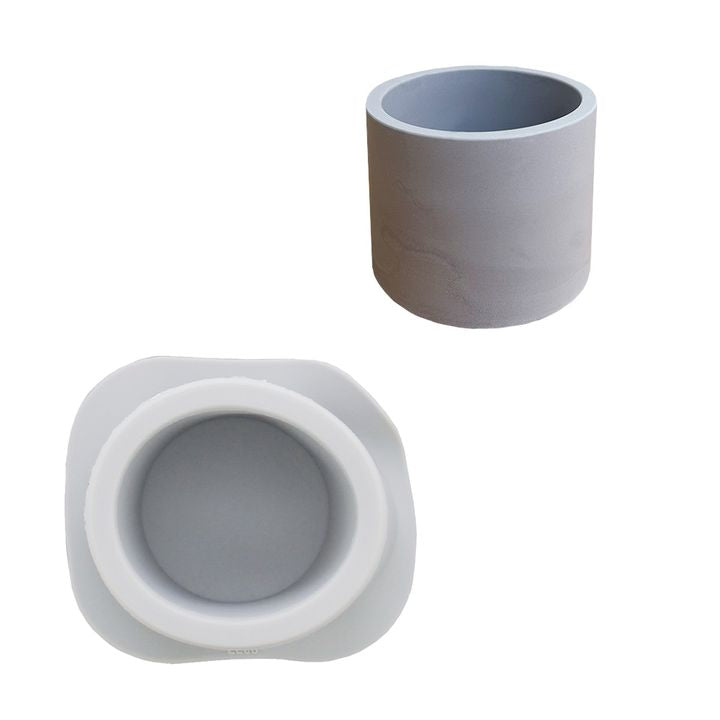 Szilikon forma öntéshez 10x6.8cm - kerek virágcserép (1)