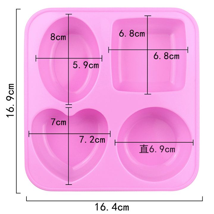 Szilikon öntőforma - 4 forma (2)