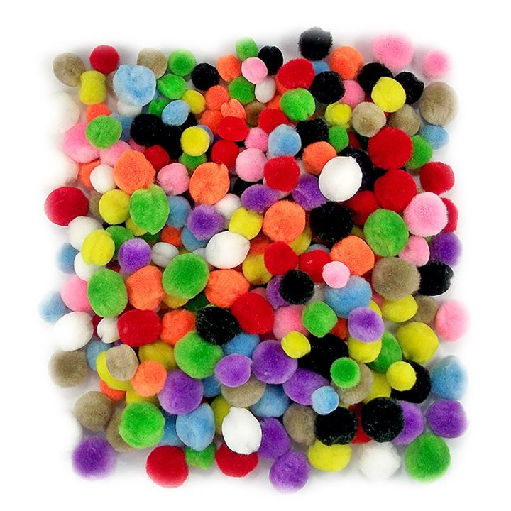 Színes akril Pom Poms (1)