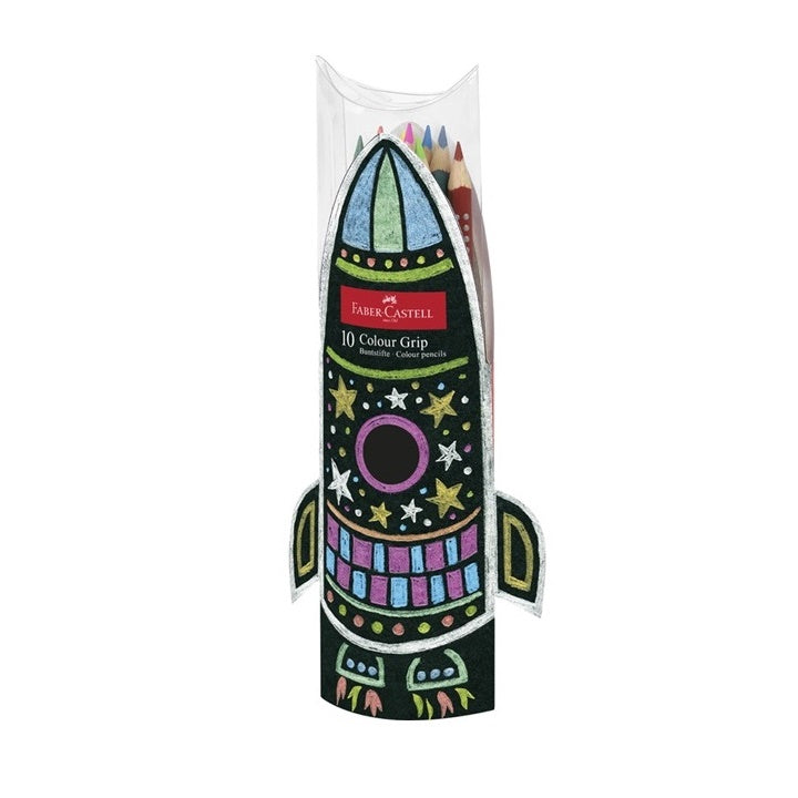 Színes ceruzák Color Grip Faber-Castell 10 db