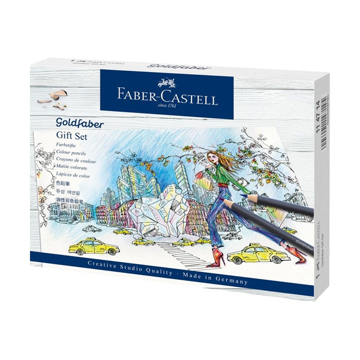 Színes ceruzák Goldfaber Faber-Castell Sparkle ajándék szett