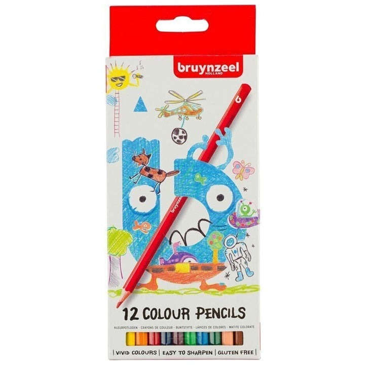 Színes ceruzák gyerekeknek Bruynzeel Holland / 12 db