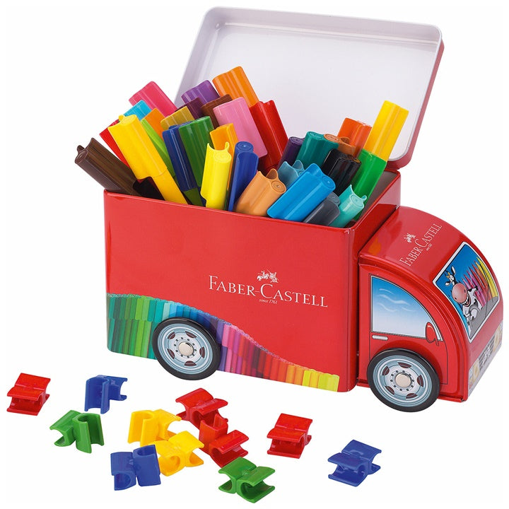 Színes filctollak Faber-Castell klippel