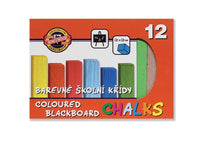 Színes iskolai kréták / 12 db-os készlet