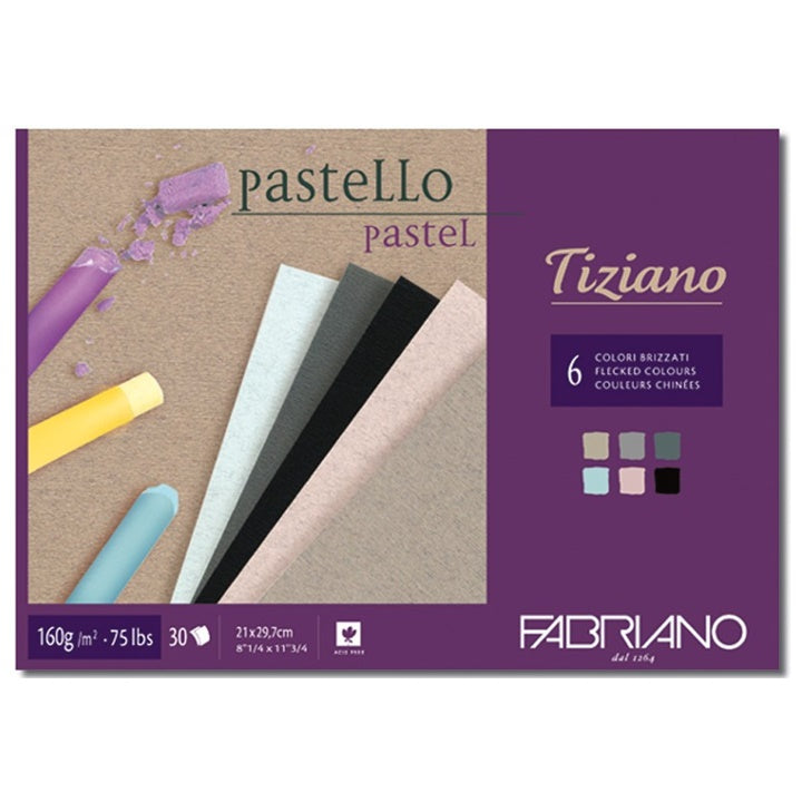 Színes papírblokk pasztellhez FABRIANO Tiziano (1)