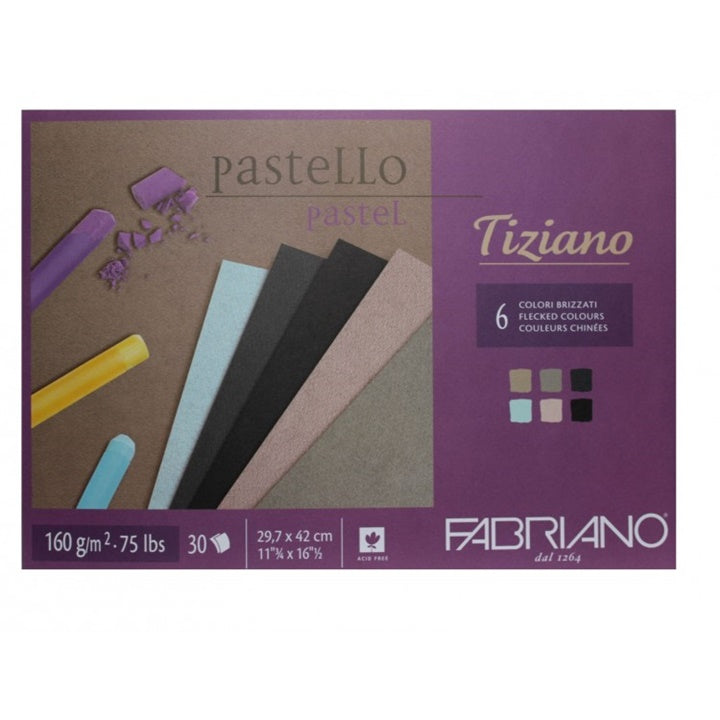 Színes papírblokk pasztellhez FABRIANO Tiziano (3)