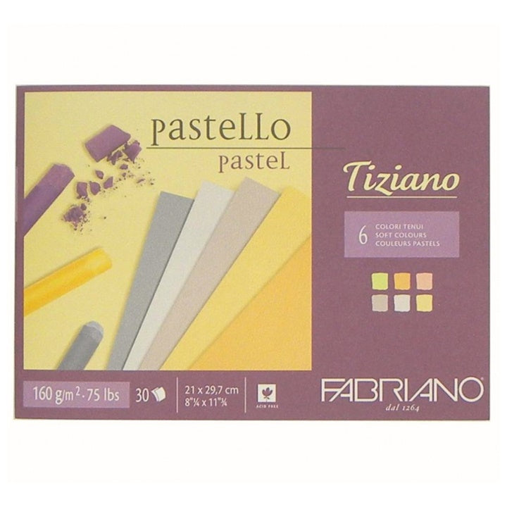 Színes papírblokk pasztellhez FABRIANO Tiziano Soft (1)