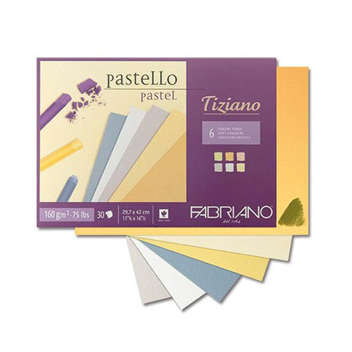 Színes papírblokk pasztellhez FABRIANO Tiziano Soft (3)