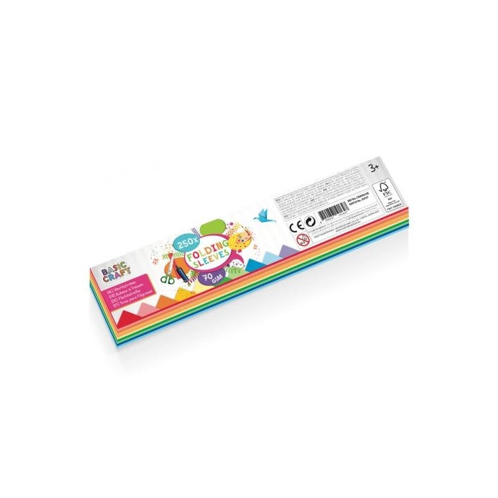 Színes papírcsíkok - szett 250 db
