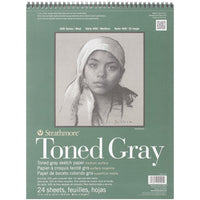 Színezett papír Strathmore vázlatozáshoz szürke (3)
