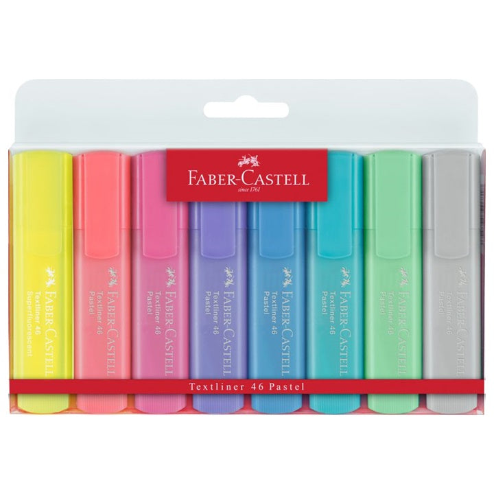 Szövegkiemelő készlet Faber-Castell Pastel 1546 - 8 db