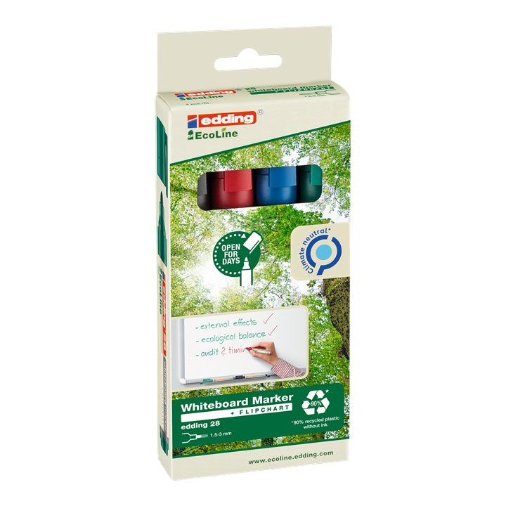 Tábla filctoll készlet ECOLINE EDDING28 4 db (1)