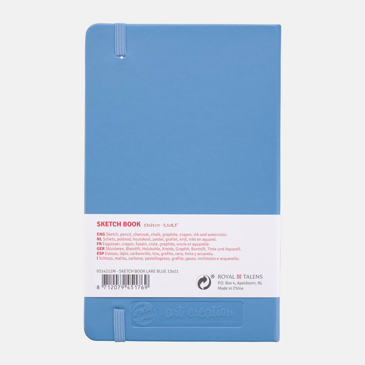 ROYAL TALENS Art Creation vázlattömb Light Blue 13 x 21 cm 140 g - 80 lap