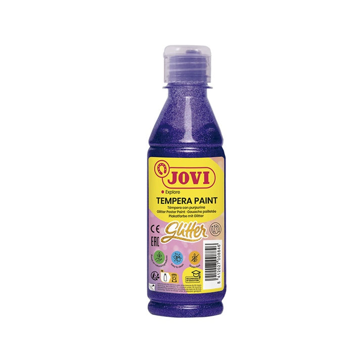 Folyékony csillámos temperafesték JOVI 250 ml – lila