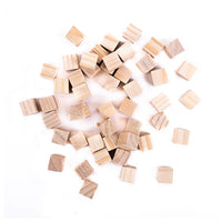 Természetes fakockák 15x15 mm / 49 darabos készlet (1)