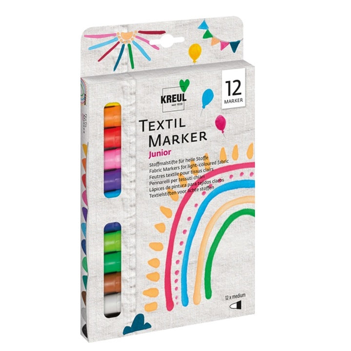 Textil filctoll készlet KREUL 12 db