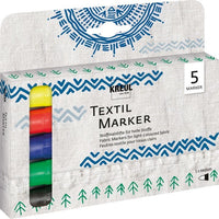 Textil filctoll készlet KREUL JAVANA Texi Max SUNNY 5 db
