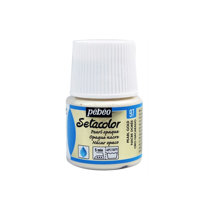 Textilfesték Pebeo Setacolor Opaque Pearl 45 ml