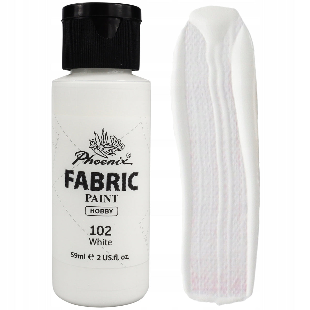 Textilfesték Phoenix 59 ml - fehér