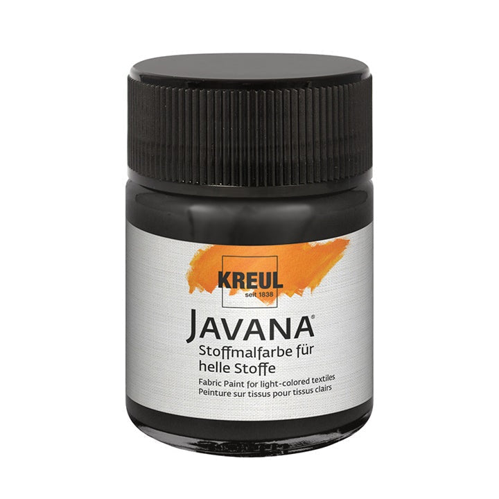 Textilfesték világos anyagra JAVANA 50 ml - Fekete