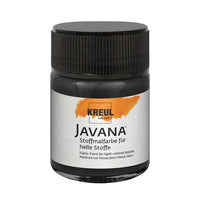 Textilfesték világos anyagra JAVANA 50 ml - Fekete